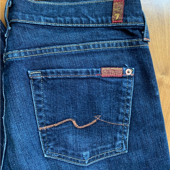 7 for all mankind Flare Jeans size 30 EUC - Picture 2 of 9